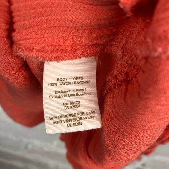 Free People Peach Ruffle Tank - Picture 7 of 7